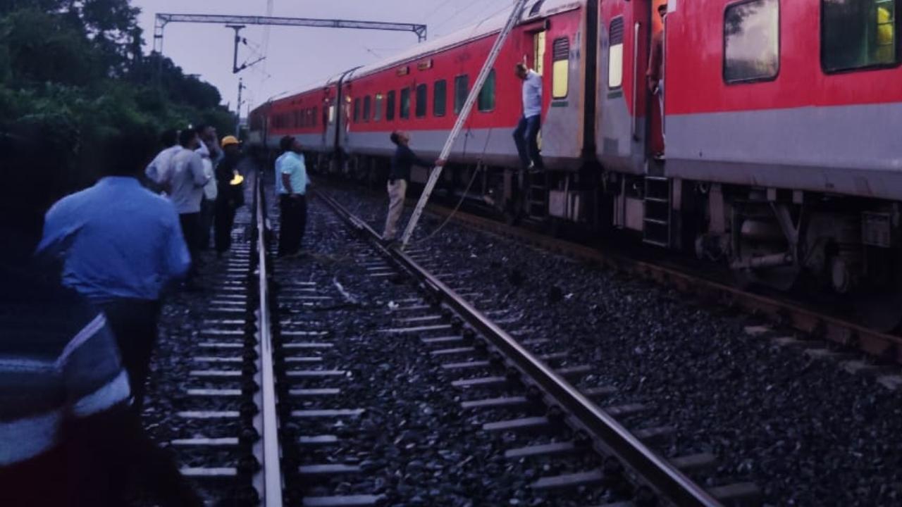 The exact cause of the OHE wire fault was being ascertained