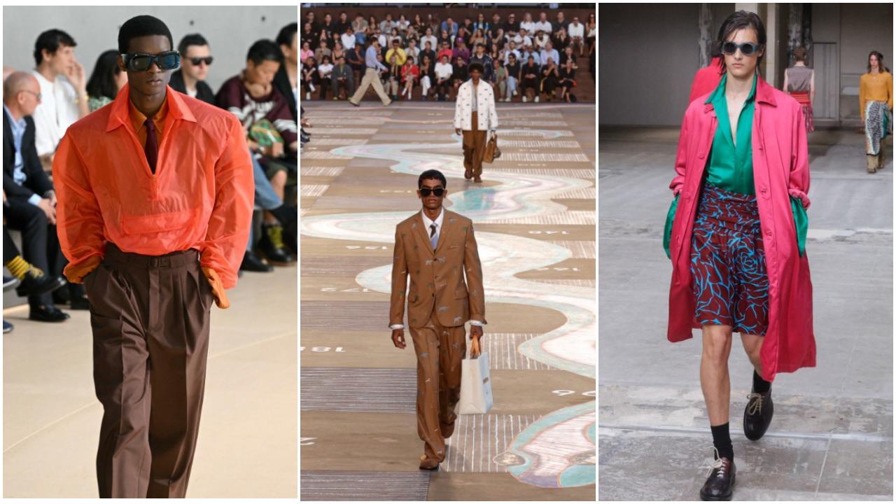 While bold colours brought vibrancy to the runway, designers also embraced fluid and creative silhouettes