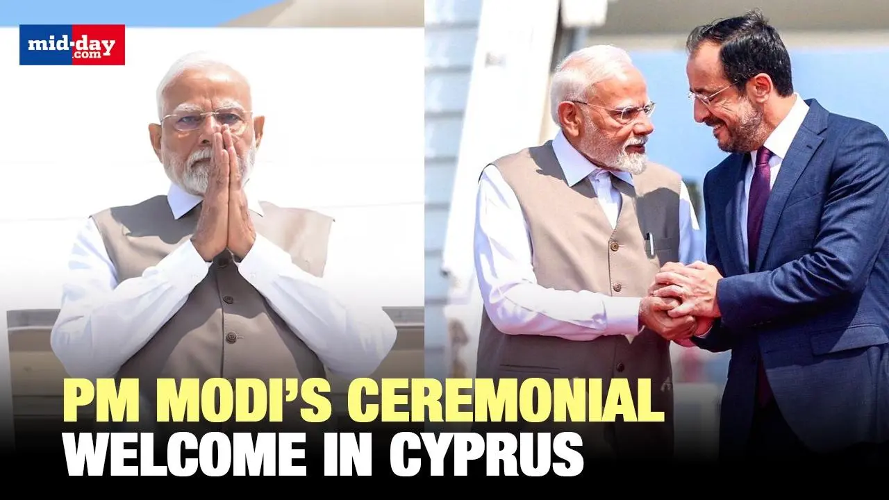 India-Cyprus relations: Watch PM Modi’s grand welcome in Cyprus