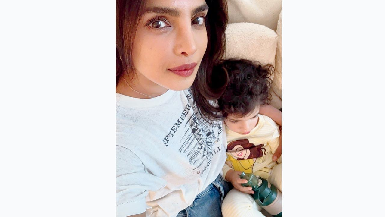 Priyanka Chopra with daughter Malti Marie
