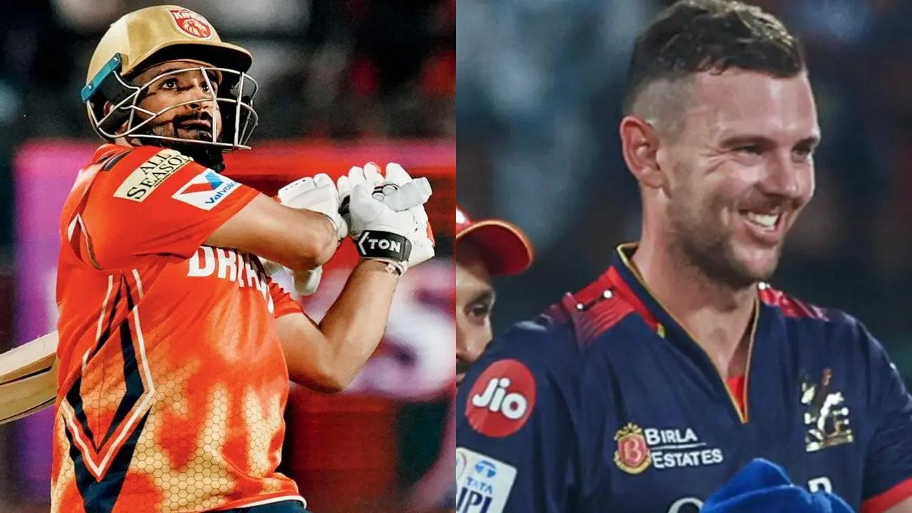 Prabhsimran Singh vs Josh Hazlewood
Punjab Kings' batsman Prabhsimran Singh has been a shadow of his earlier self in the latter half of IPL 2025. In Qualifier 1 against Royal Challengers Bengaluru, the right-hander struggled to score runs against pace bowling. On the other hand, premier speedster Josh Hazlewood will look to make early inroads and shift the momentum in Bengaluru's favour. (Pic: File Pic)