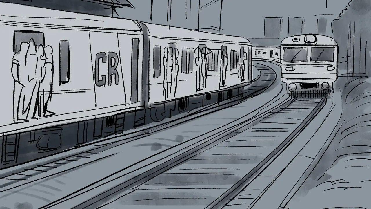 The train was reportedly travelling at around 55 kmph when the incident occurred
