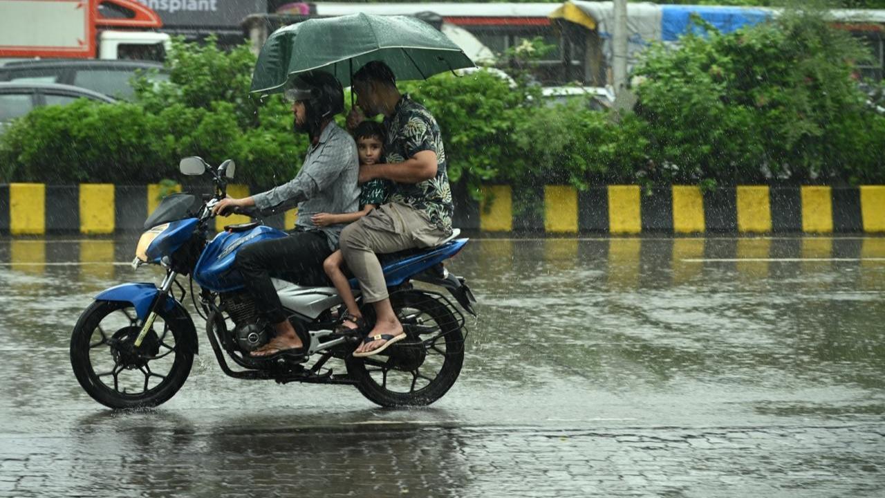 With the city witnessing heavy rains since earlier this week, the scenic Powai Lake in Mumbai overflowed on Wednesday morning