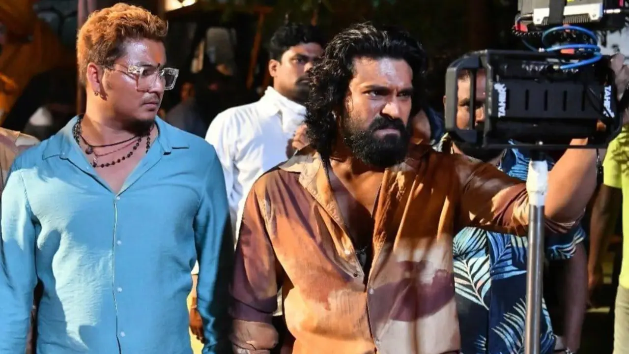 Peddi: Ram Charan films an intense train action sequence on a massive set