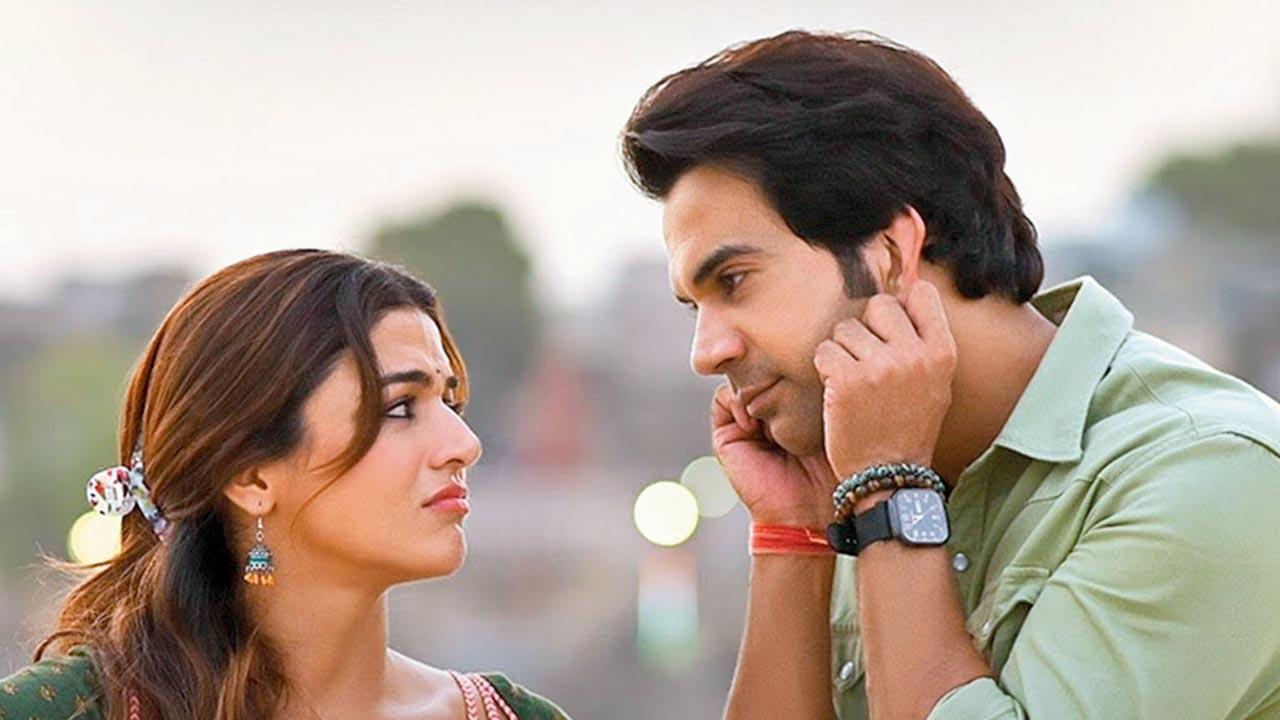(From left) Wamiqa Gabbi and Rajkummar Rao in Bhool Chuk Maaf