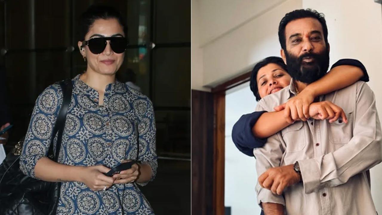 Rashmika Mandanna says 'love you so much' to her superhero this Father's Day
