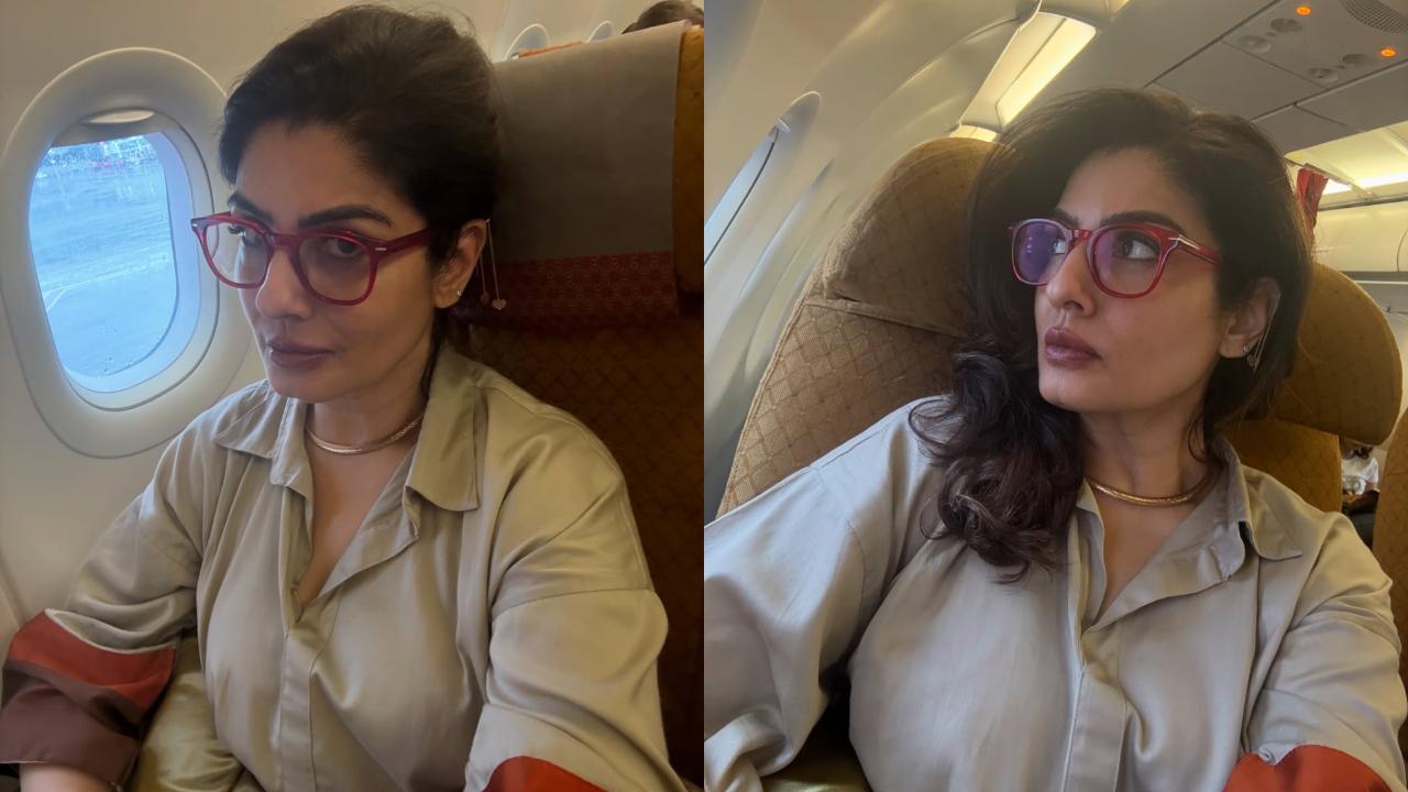 Raveena Tandon takes Air India flight days after Ahmedabad plane crash