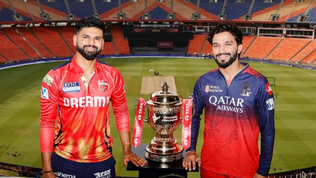 The IPL 2025 final is all set to be played between Royal Challengers Bengaluru and Punjab Kings at the Narendra Modi Stadium (Pic: X/@IPL)