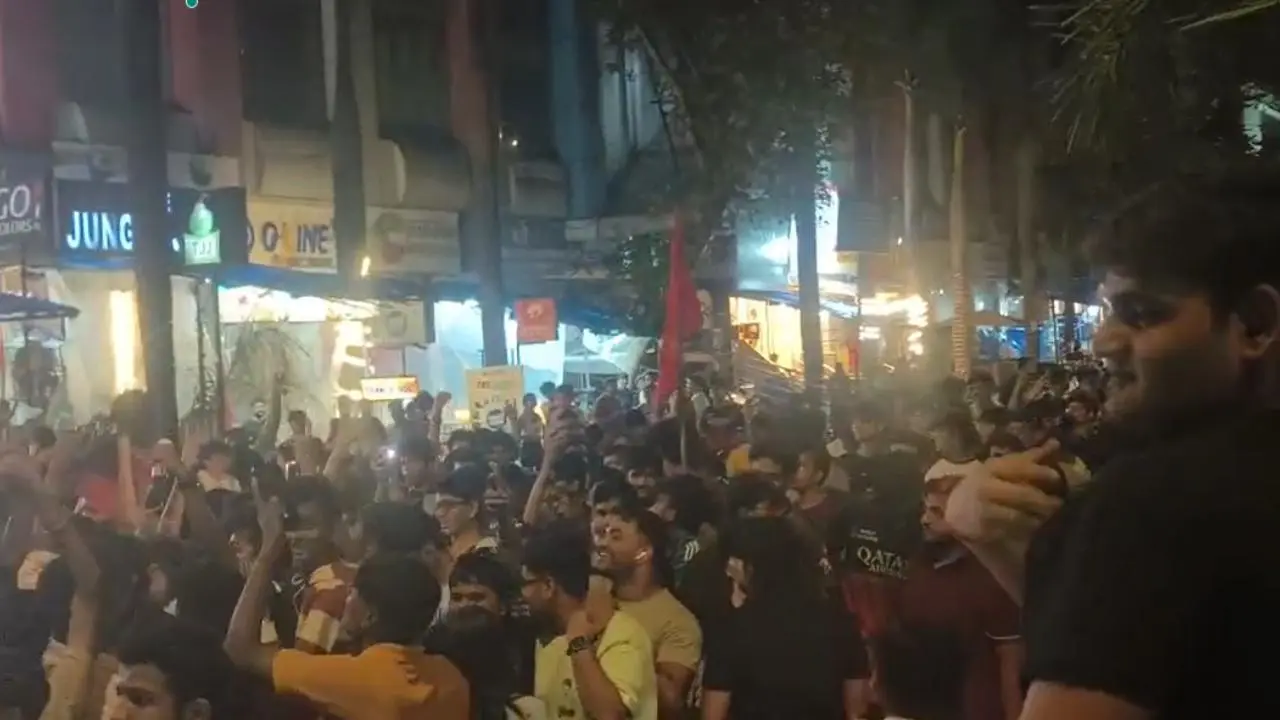 IPL 2025 final: Fans celebrate RCB's historic triumph