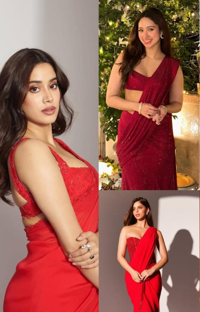 Bollywood divas who slayed in red sarees 