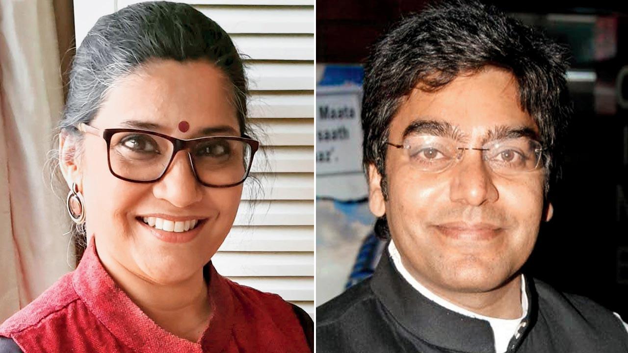 Renuka Shahane and Ashutosh Rana