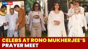 Kajol, Ayan Mukerji, Jaya Bachchan, & Others Attend Rono Mukherjee's Prayer Meet