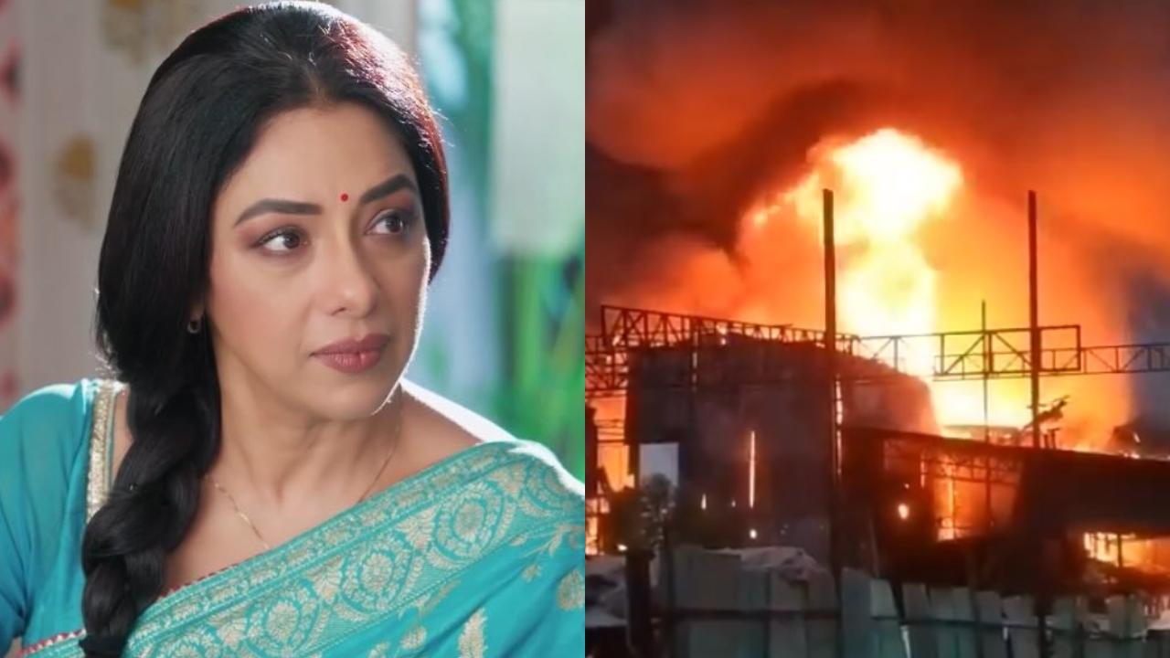 Massive fire breaks out on sets of Rupali Ganguly's Anupamaaa