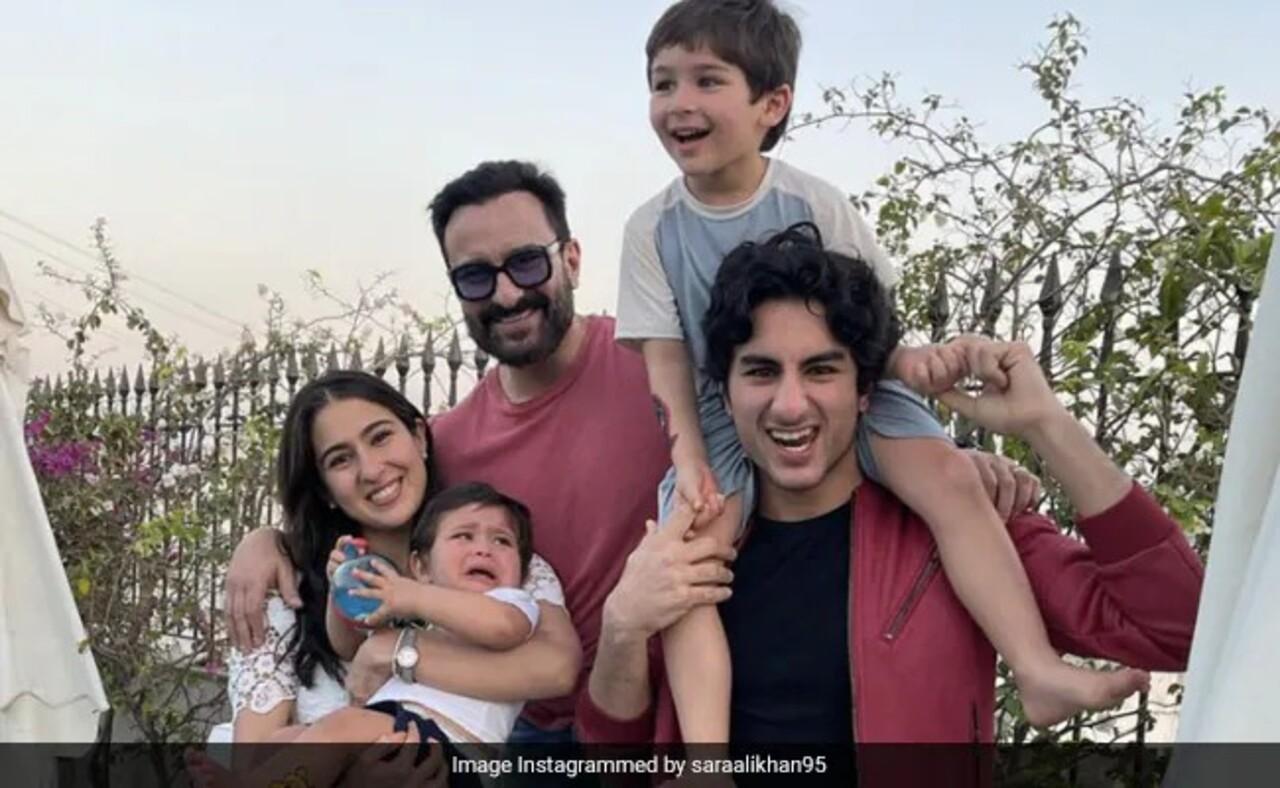 Saif Ali Khan with his kids
Saif Ali Khan, the Nawab of Bollywood, is a proud father to four children—Sara Ali Khan and Ibrahim Ali Khan from his first marriage, and Taimur, Jeh, and his newborn son with Kareena Kapoor Khan. From red carpet appearances with Sara to viral pap moments with little Taimur and Jeh, Saif balances regal charm and fatherhood like no other, always surrounded by his lively brood