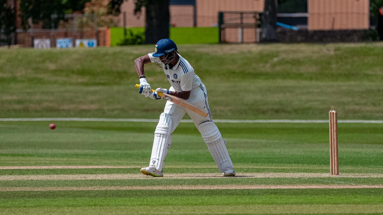 Sai Sudharsan
Sai Sudharsan, a batsman who is yet to make his Test debut, would likely shoulder Jaiswal at the top. Sudharsan's calm and composed approach will help India provide stability in the batting lineup. If he opens the innings alongside Jaiswal, who ever stays on the crease longer would ensure the strike rotation, easing the pressure from the middle-order batsmen (Pic: X/@BCCI)