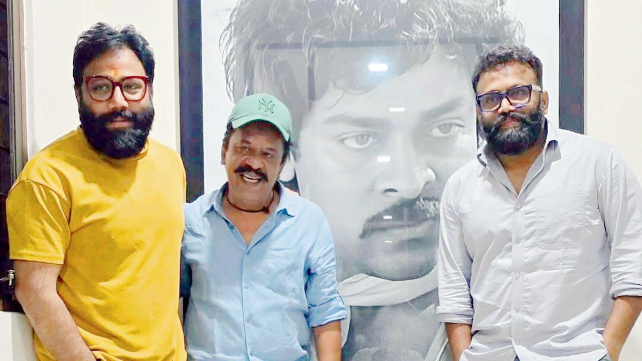 (L to R) Sandeep Reddy Vanga, Upendra Limaye, and Pranay Reddy Vanga