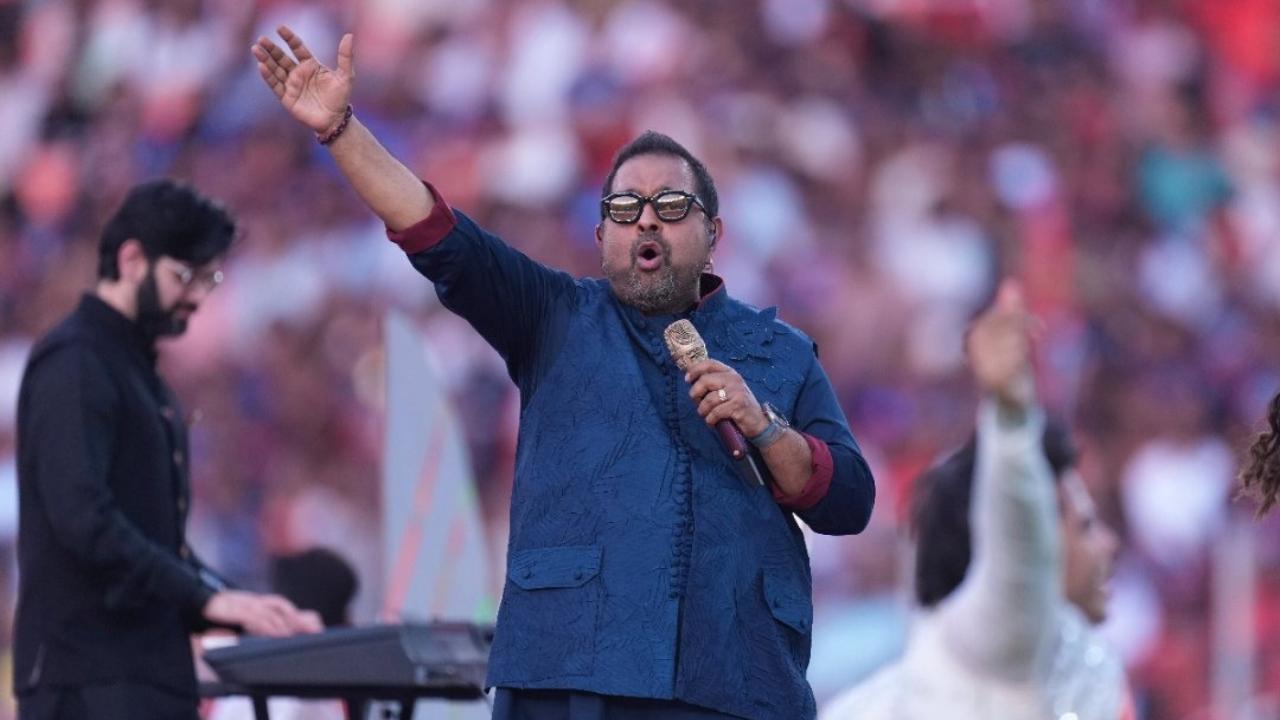 India's renowned singer, Shankar Mahadevan, too, performed a live show during the IPL 2025 closing ceremony at the Narendra Modi Stadium (Pic: X)