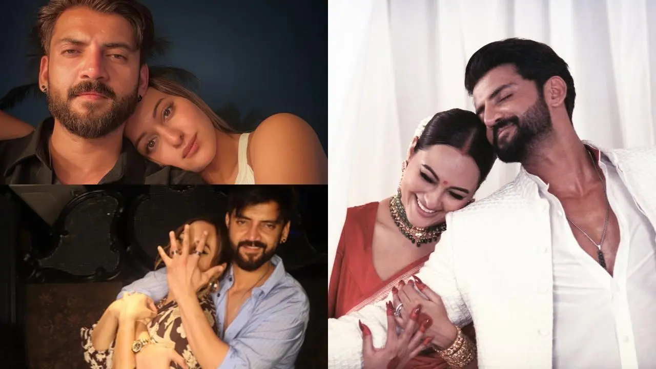 Sonakshi Sinha and Zaheer Iqbal celebrate first anniversary see pics
