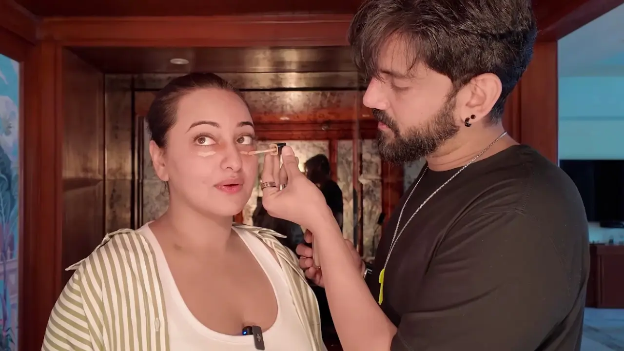Zaheer tossed a cheeky jibe at Sonakshi’s English in her latest YouTube video