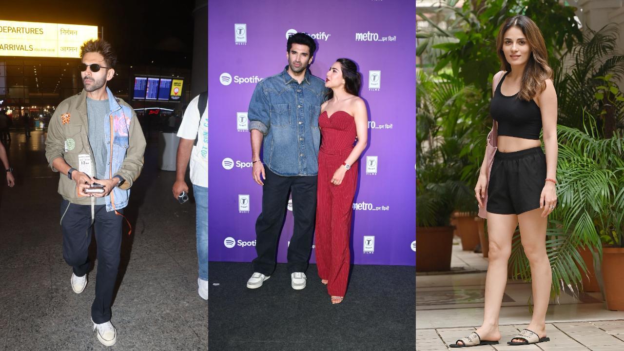 Spotted in the city: Kartik Aaryan at the airport
