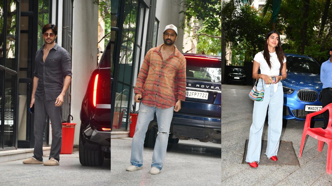 Spotted in the city: Vicky Kaushal, Sidharth Malhotra, Pooja Hegde at Maddock