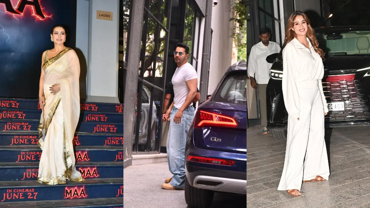 Spotted in the city: Janhvi Kapoor, Varun Dhawan at Maddock office