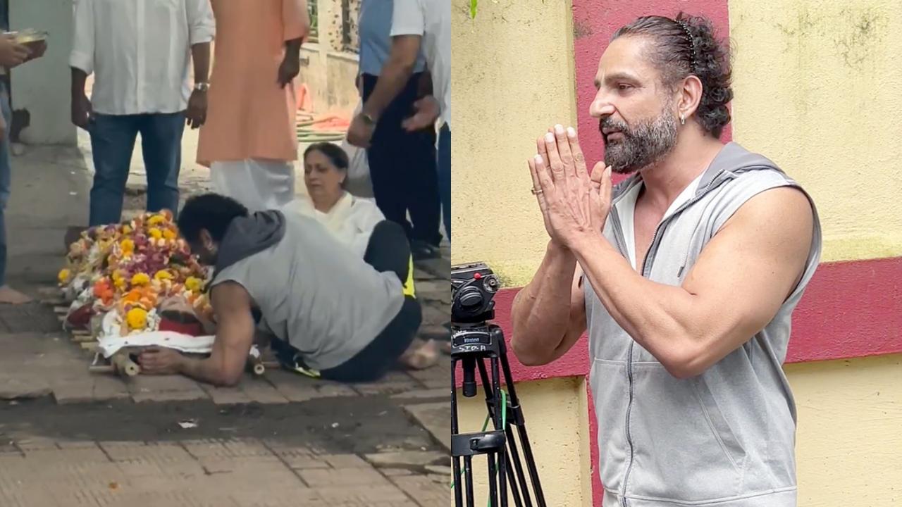 Parag Tyagi breaks down at Shefali Jariwala funeral