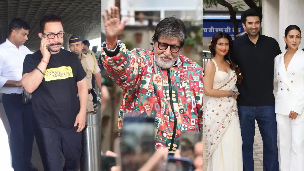 Spotted in the city: Aamir Khan. Tiger Shroff, Amitabh Bachchan and others