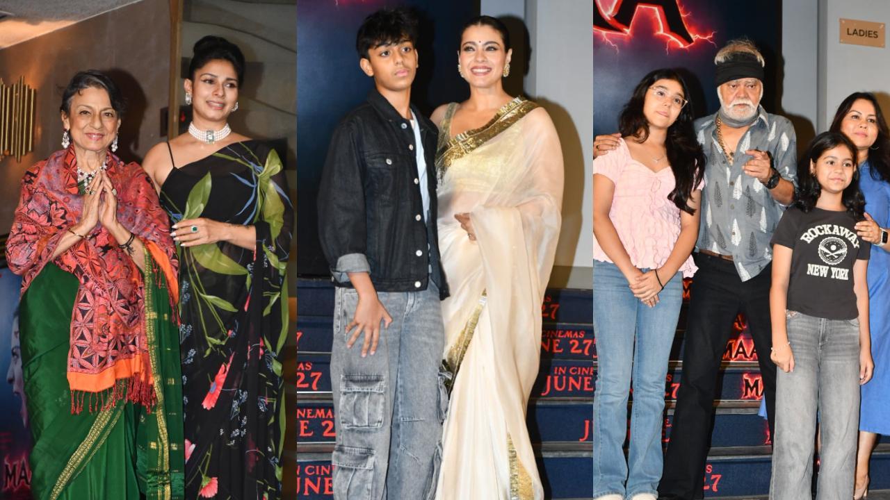 Celebs at Maa screening (Pics/ Yogen Shah)