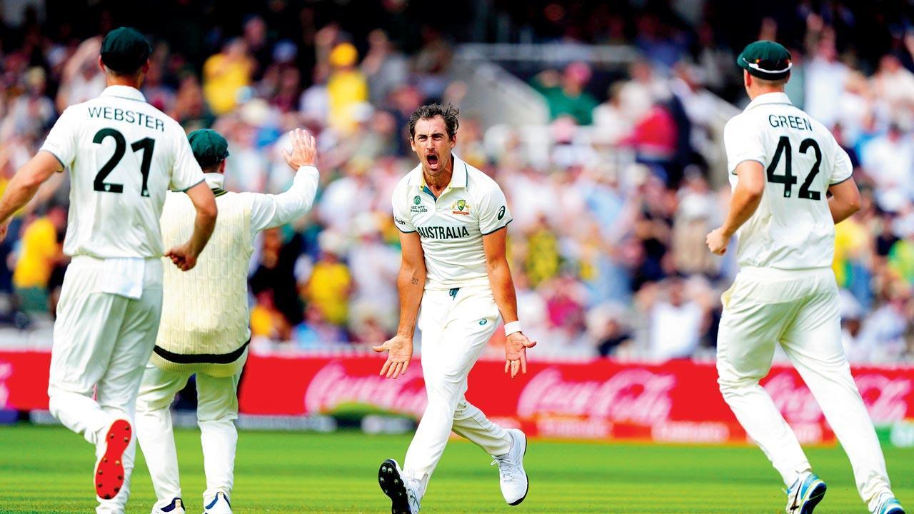 Currently, Starc enjoys the top spot on the list with 11 scalps in his fifth ICC final (Pic: File Pic)