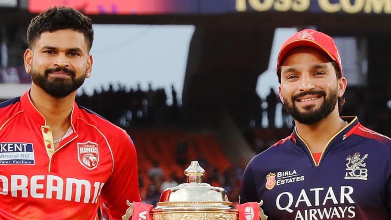 Punjab Kings' skipper Shreyas Iyer won the toss and elected to bat first in the IPL 2025 final against Royal Challengers Bengaluru