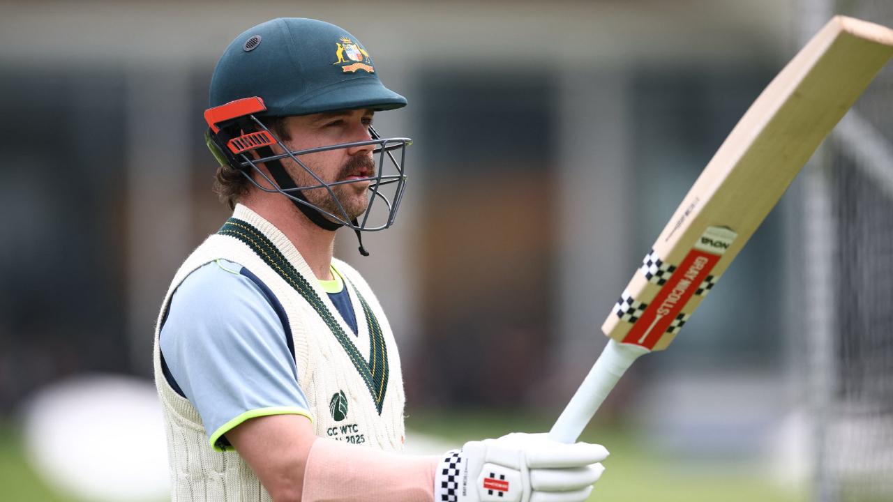 Travis Head, a key contributor in all of Australia's high-stakes matches. The 31-year-old has been known to deliver for the side in big matches. The left-handed swashbuckling opening batsman has accumulated 3,719 runs in 56 matches, including nine centuries and 18 half-centuries (Pic: X/@ICC)