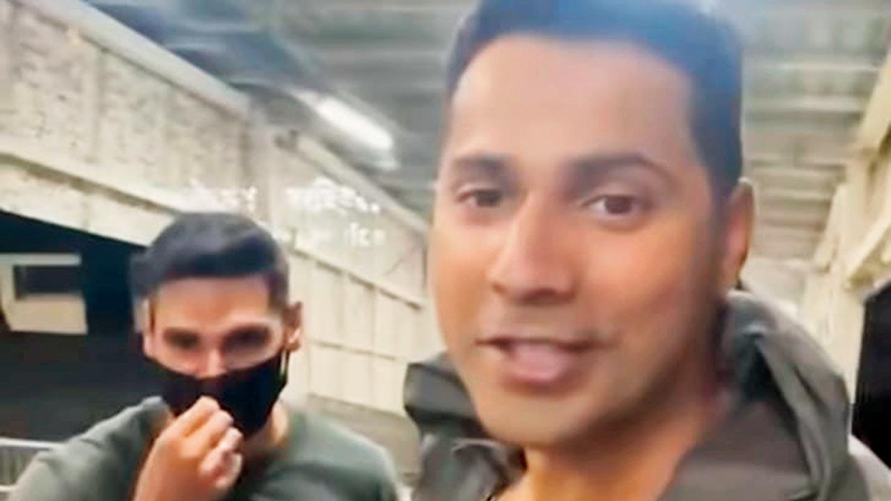 Varun Dhawan and Ahan Shetty