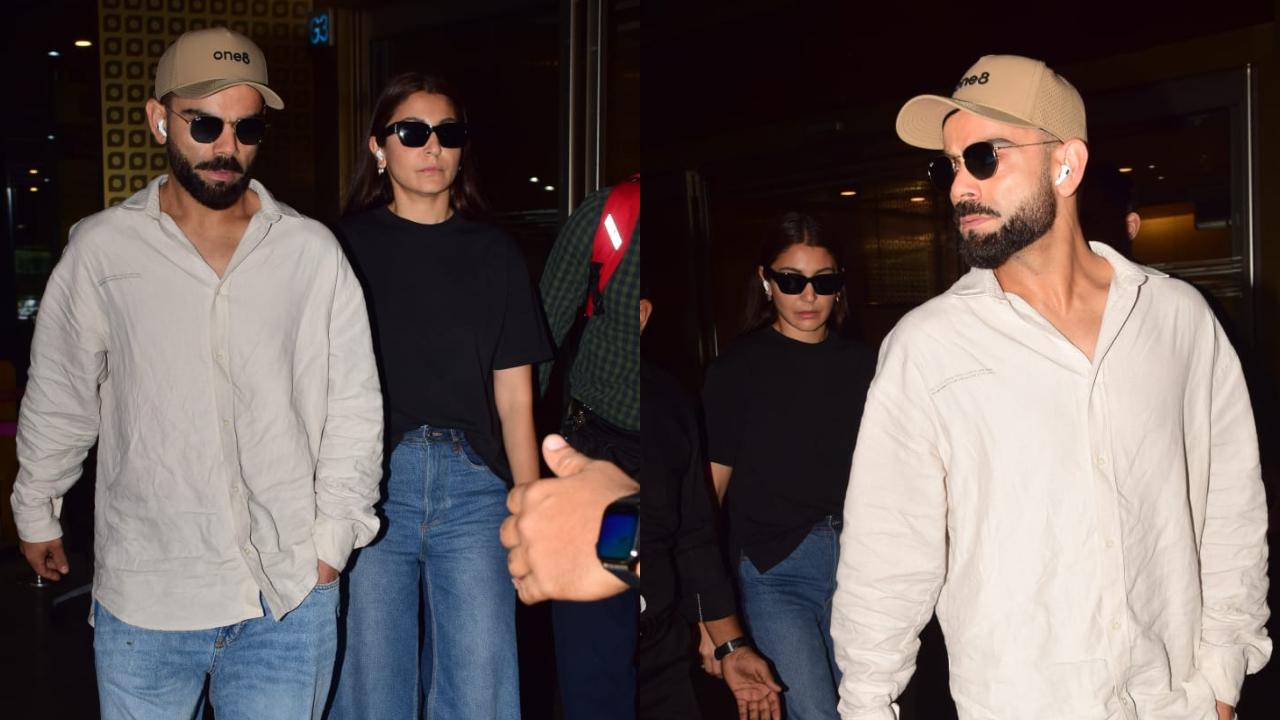 Anushka Sharma, Virat Kohli reach Mumbai after fatal Bengaluru stampede