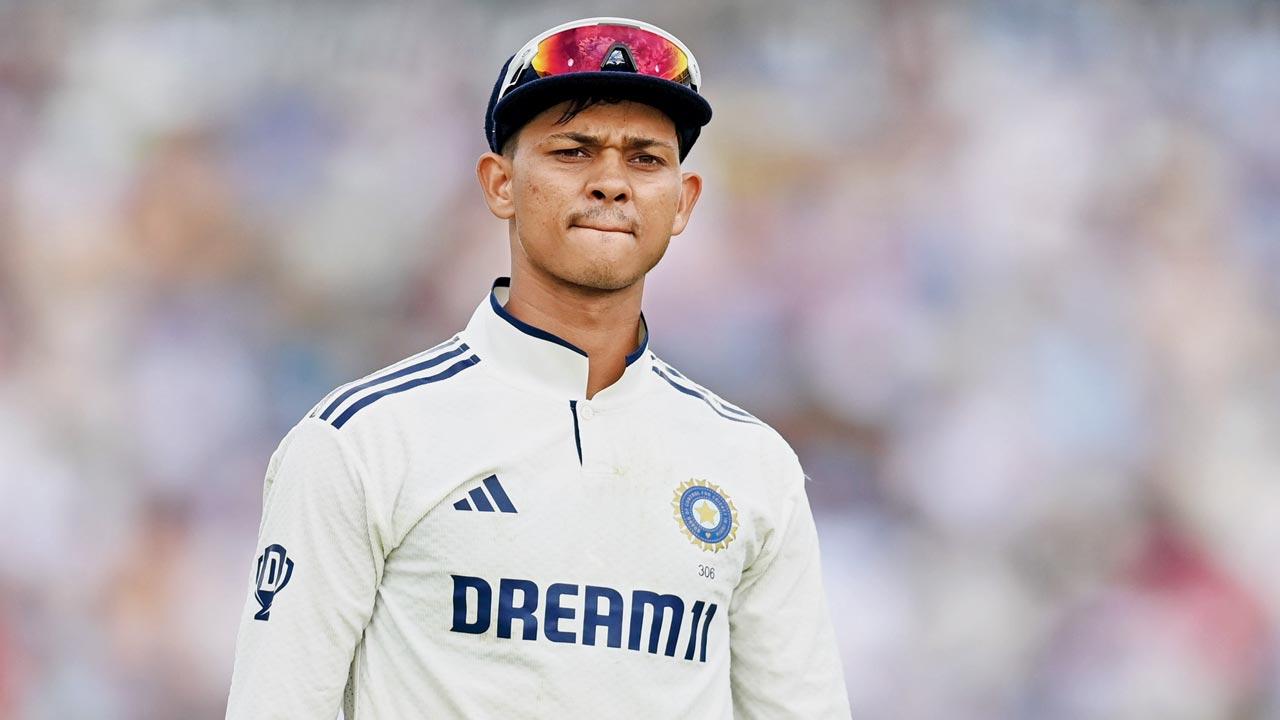 Yashasvi Jaiswal during the first Test vs England. He dropped three crucial catches. Pic/Getty Images
