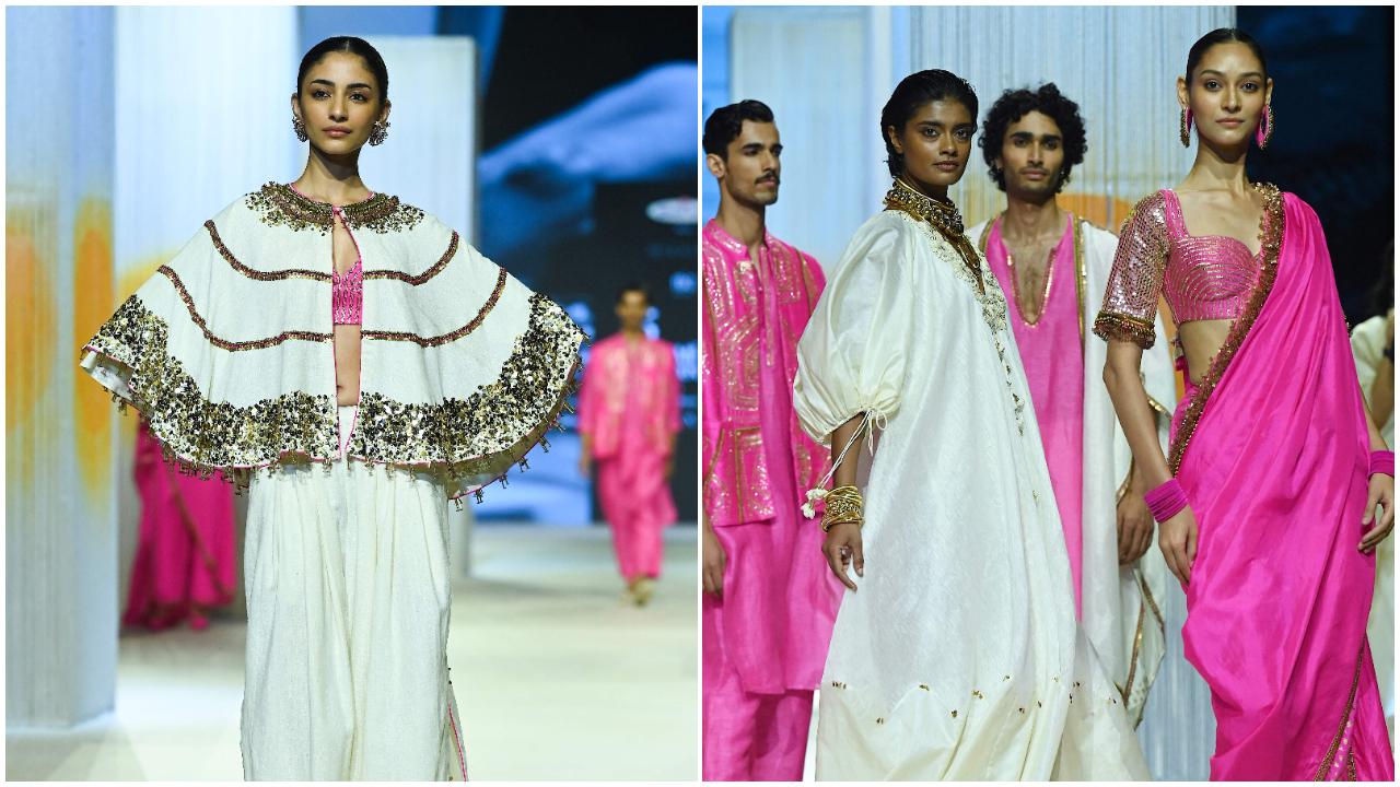 The collection ‘Mahboob’ by Nikasha represented timeless elgance as it paid tribute to khadi, and the heritage and craftmanship associated with the fabric.
