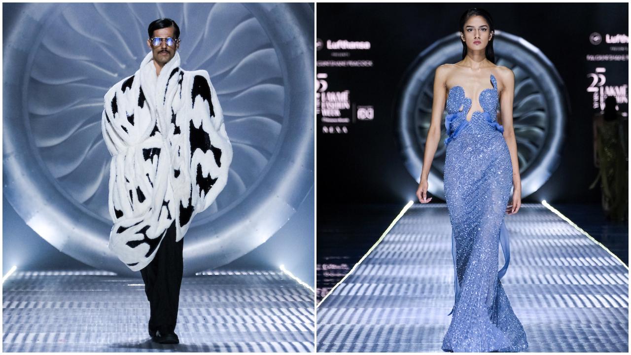 The collection, inspired by the untamed spirit of Falguni Shane Peacock’s panther logo, was a fusion of adventure and fashion.