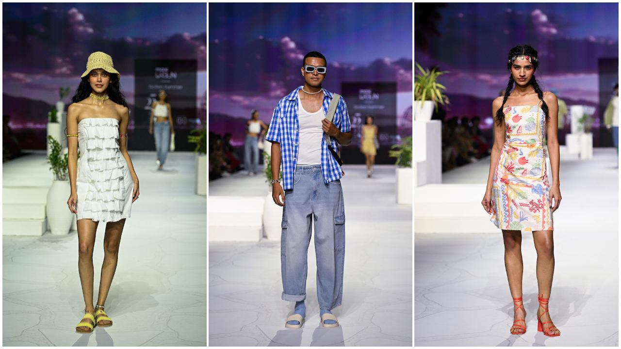 Next, Max Urban brought summer holiday fashion on the ramp with two collections: Sicilian Summer, which was characterised by fun colours and styles, and Amalfi Escape, which embodied the cool breeze of the Mediterranean coastline, the azure blue of the sea and the sunny beaches under swaying palm trees.