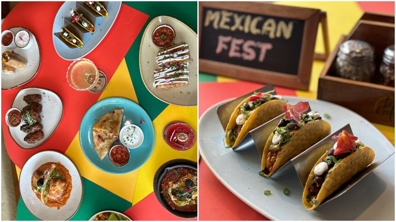 Enjoy a Mexican feast at Le Café with its ‘Tequila Tacover’. Indulge in a spread of authentic Mexican delights from burrito to tacos. For an interactive touch, enjoy the Traditional Molcajete Guacamole, freshly made at your table and served with crispy tortilla chips. One can choose from a variety of main course options and an exclusive margarita selection. End the meal on a sweet note with Tres Leches.
When: March 10 onwards
Where: Le Café, Chembur 