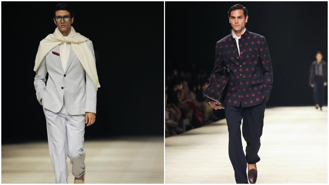 Bold embroidery was emblazoned on jackets, while the co-ordinated sets and separates could be mixed and matched conveniently.