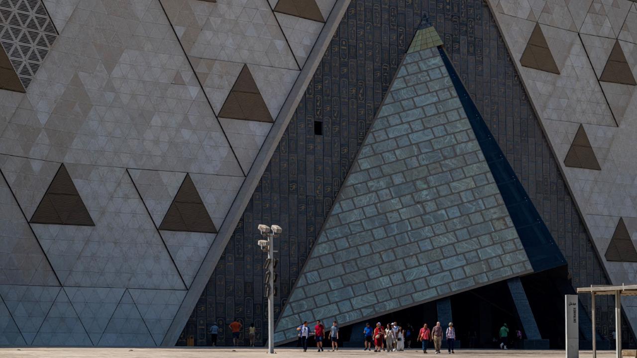Spanning 50 hectares (120 acres), the GEM is twice the size of both Paris's Louvre and New York's Metropolitan, and two and a half times the British Museum, according to its director.
