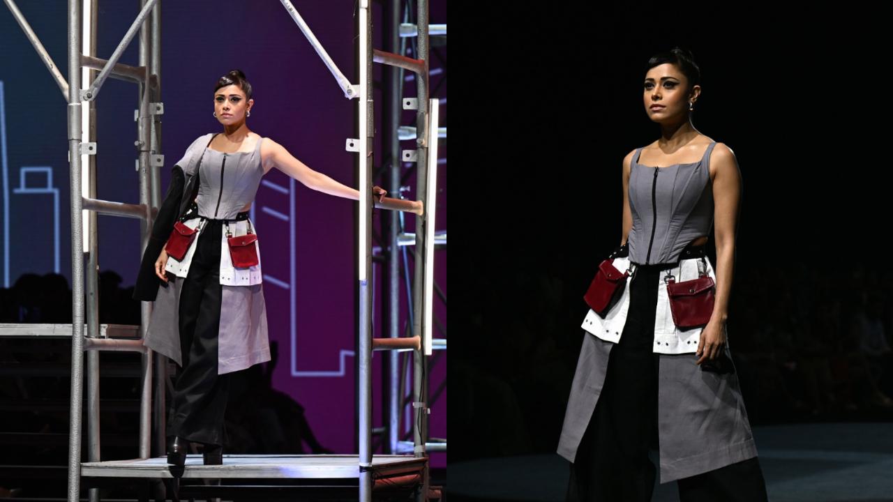 Actor Nushrratt Bharuccha turned showstopper for the show. She wore a chic outfit, which she called “comfortable” while speaking to ANI. “I can wear it any time, either for the party or any day like for dinner or coffee,” she said.