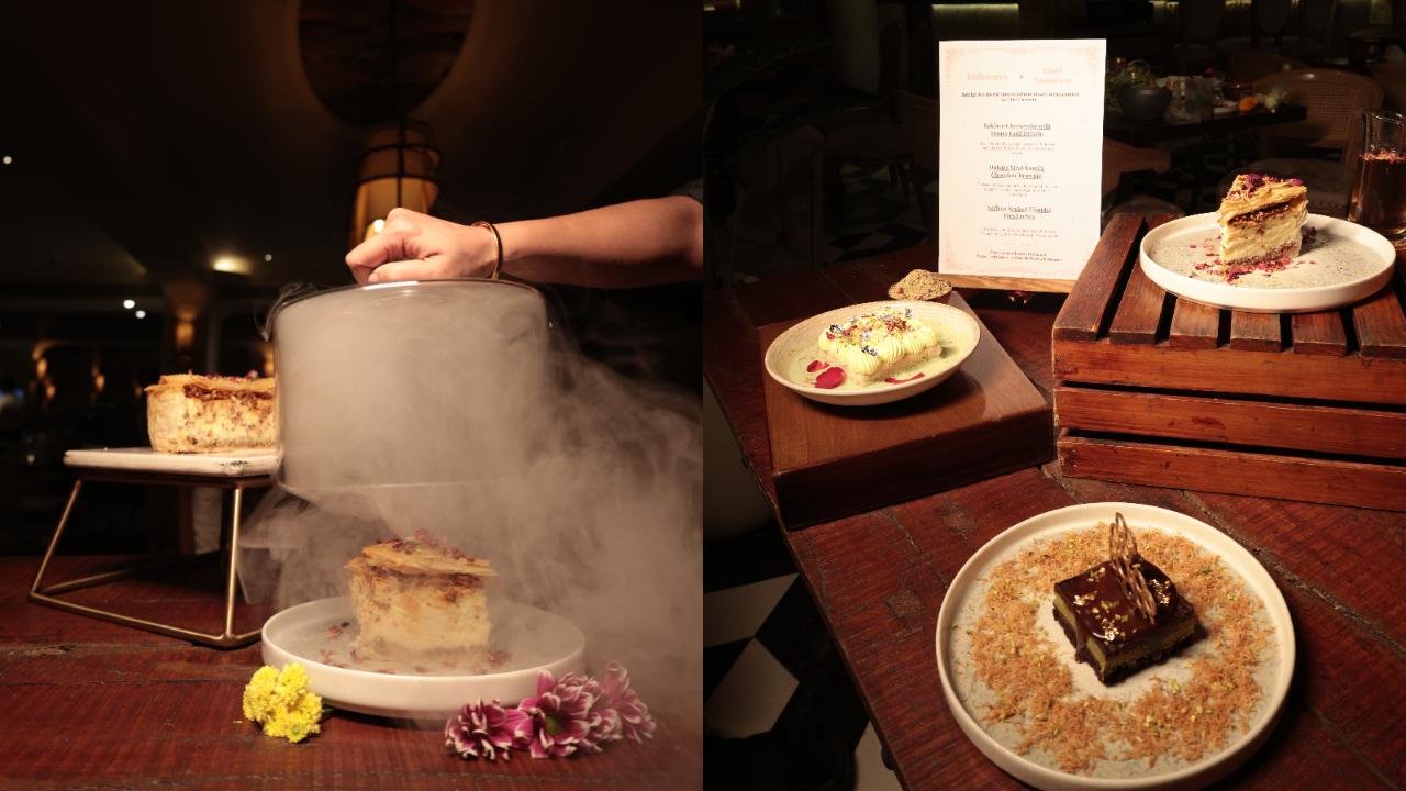 This month, Bahaana has partnered with Chef Tasneem, founder of Chocolate Factory, to celebrate the spirit of women with an exclusive limited-edition dessert collection. Available from March 8 for one month only, these handcrafted treats are a tribute to strength, indulgence and timeless flavours.
The desserts are: Baklava Cheesecake with Honey Orange Blossom, Pistachio Kunafa Bars with Hot Ganache Drizzle and Thandai Tres Leches with Kesar Milk.
Where: Bahaana, CBD Belapur