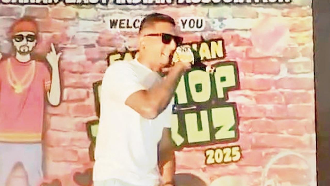 Cloudious Fernandes in performance