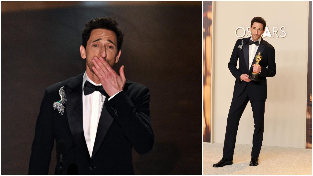 Last but not the least, Oscar winner may have come in the classic black Giorgio Armani suit and a white shirt with a bow-tie, and stole the show by taking the Best Actor award for the second time.