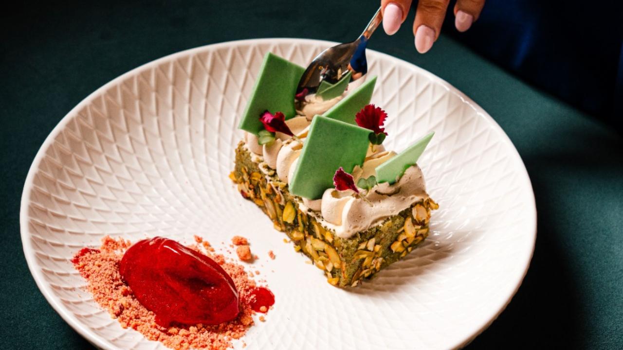 AmeliaAmelia is elevating Holi with a dessert experience that’s as sophisticated as it is indulgent. For those seeking a refined sweet escape, their curated menu is a masterpiece. Picture the delicate Gambas Cube, the smooth and citrusy Valencia Pana cotta, and the rich, nutty Pistachio Decadence. This isn't just dessert; it's a performance, a sweet symphony that'll leave you in awe