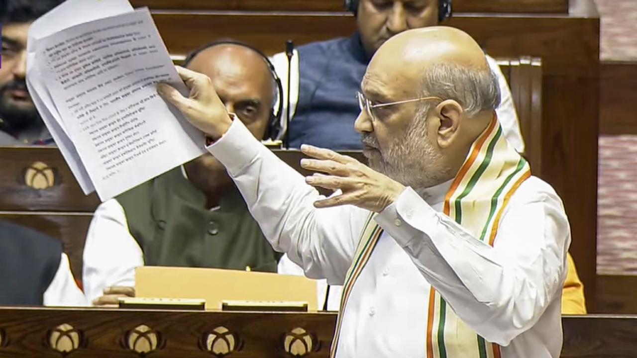 The home minister did not speak on the violence in Manipur, saying he would deliberate on the issue in detail when imposition of President's Rule in the northeastern state would come up for discussion