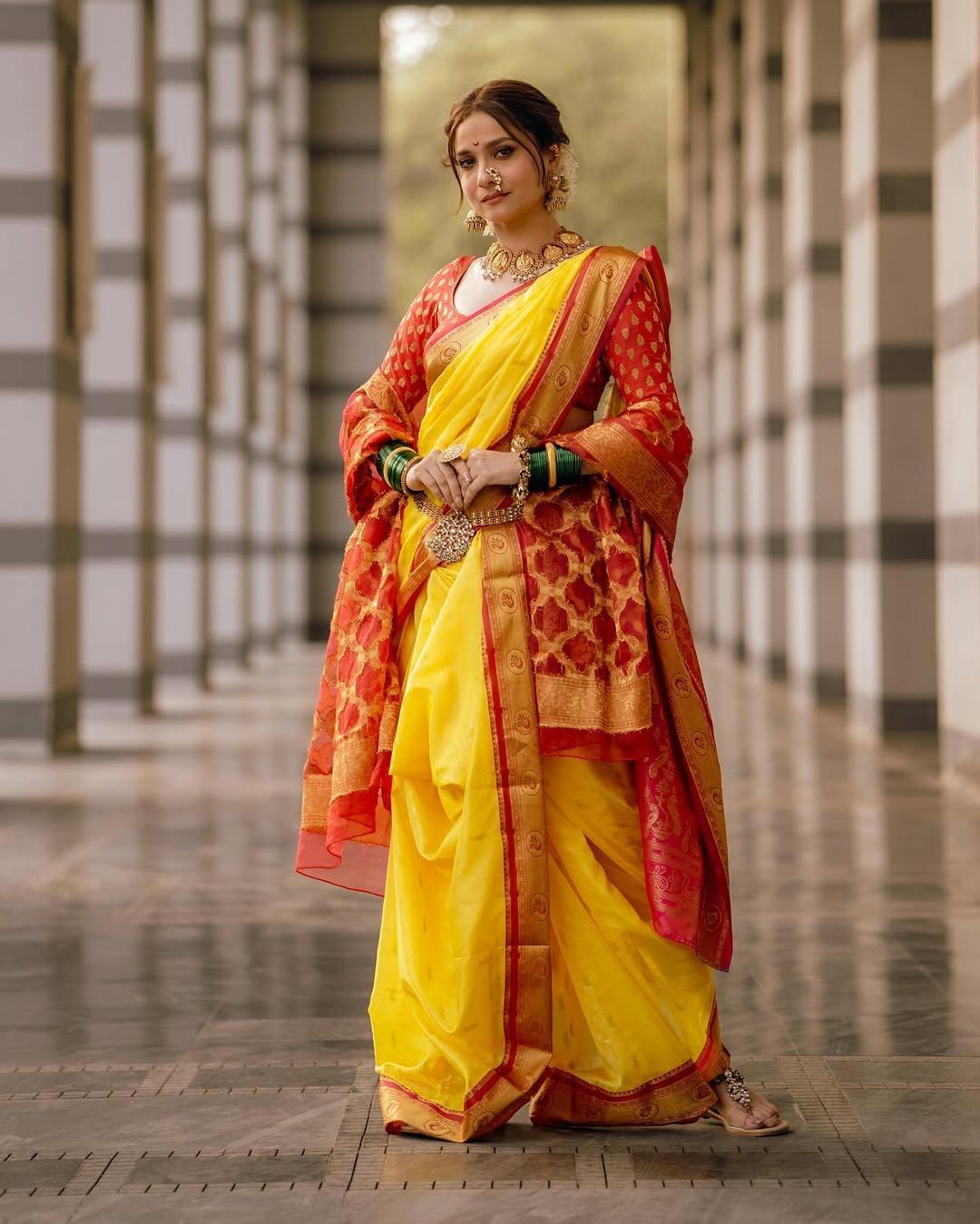 If you are a Marathi mulgi and want to take inspiration to slay a perfect traditional look, then worry not—we have the perfect inspiration for you as well
