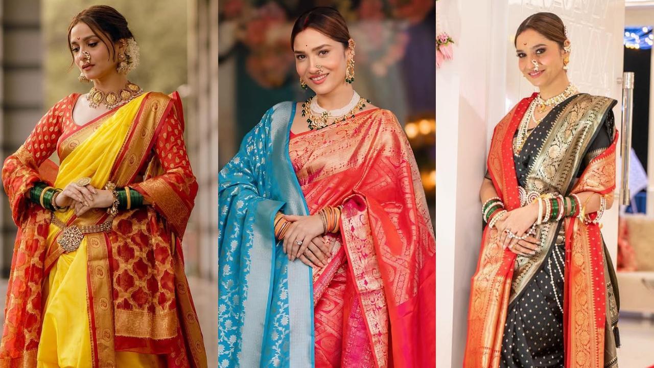 Ankita Lokhande's guide to slay saree looks this Gudi Padwa