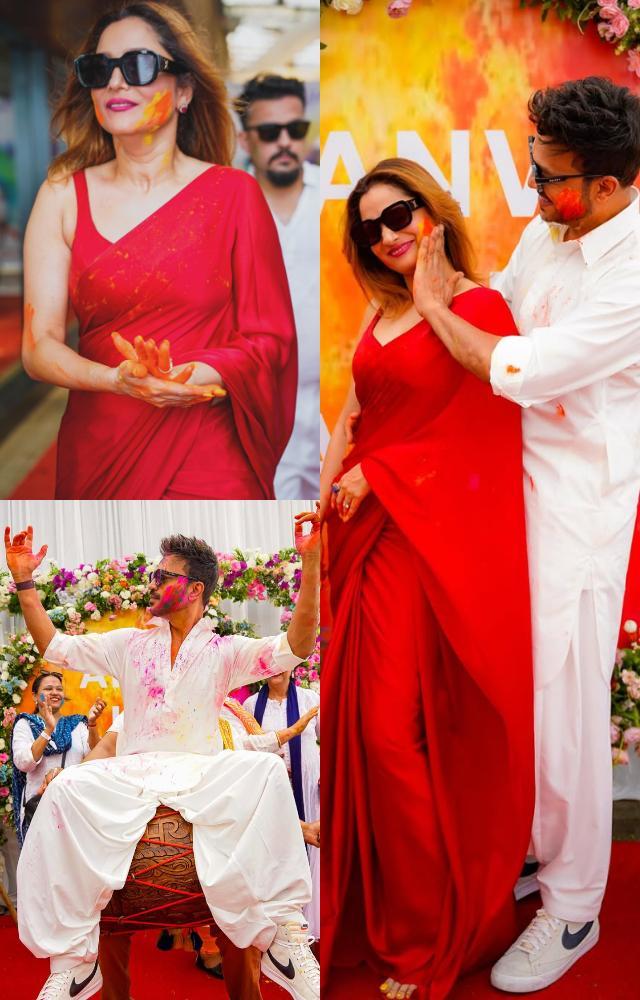 Ankita Lokhande & Vicky Jain`s mushy Holi celebration